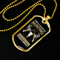 Passion For Hunting Necklace Stainless Steel or 18k Gold Dog Tag 24" Chain-Express Your Love Gifts