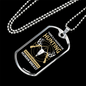 Passion For Hunting Necklace Stainless Steel or 18k Gold Dog Tag 24" Chain-Express Your Love Gifts