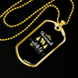Passionate For Wildlife Hunting Necklace Stainless Steel or 18k Gold Dog Tag 24"-Express Your Love Gifts