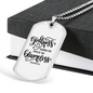 Path Of The Blameless Christian Necklace Stainless Steel or 18k Gold Dog Tag 24" Chain-Express Your Love Gifts