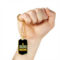 Paws Dog Mom Necklace Stainless Steel or 18k Gold Dog Tag 24" Chain-Express Your Love Gifts