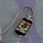 Pay With Bitcoin Crypto Necklace Stainless Steel or 18k Gold Dog Tag 24" Chain-Express Your Love Gifts