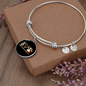 Peace Lover Rescue Cat Bracelet Stainless Steel or 18k Gold Circle Bangle-Express Your Love Gifts