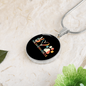 Peace Lover Rescue Cat Circle Necklace Stainless Steel or 18k Gold 18-22"-Express Your Love Gifts