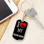 Pekin Duck Bird Lover Keyring Keychain Stainless Steel or 18k Gold-Express Your Love Gifts