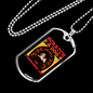 Pemanent Job Necklace Stainless Steel or 18k Gold Dog Tag 24" Chain-Express Your Love Gifts