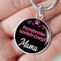 Pembroke Welsh Corgi Mama Necklace Circle Pendant Stainless Steel or 18k Gold 18-22" Dog Mom Pendant-Express Your Love Gifts