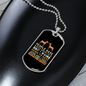 People Asking Necklace Stainless Steel or 18k Gold Dog Tag 24" Chain-Express Your Love Gifts