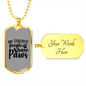 People Paws Necklace Stainless Steel or 18k Gold Dog Tag 24" Chain-Express Your Love Gifts