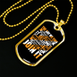 Perfect Church Christian Necklace Stainless Steel or 18k Gold Dog Tag 24" Chain-Express Your Love Gifts