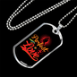 Perfect Love Christian Necklace Stainless Steel or 18k Gold Dog Tag 24" Chain-Express Your Love Gifts