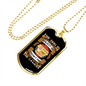 Perfect Portrait Necklace Stainless Steel or 18k Gold Dog Tag 24" Chain-Express Your Love Gifts