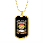 Perfect Portrait Necklace Stainless Steel or 18k Gold Dog Tag 24" Chain-Express Your Love Gifts
