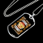 Perfect Portrait Necklace Stainless Steel or 18k Gold Dog Tag 24" Chain-Express Your Love Gifts