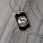 Permanent Job Pink Necklace Stainless Steel or 18k Gold Dog Tag 24" Chain-Express Your Love Gifts