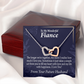 Personalized To Fiancee Fill My Heart Inseparable Necklace-Express Your Love Gifts