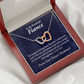 Personalized To Fiancee Fill My Heart Inseparable Necklace-Express Your Love Gifts