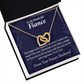 Personalized To Fiancee Fill My Heart Inseparable Necklace-Express Your Love Gifts
