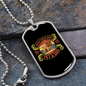 Pet a Dog Bulldog Necklace Stainless Steel or 18k Gold Dog Tag 24" Chain-Express Your Love Gifts