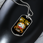 Pet a Dog Yellow Necklace Stainless Steel or 18k Gold Dog Tag 24" Chain-Express Your Love Gifts