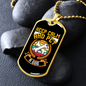 Pet a Dog Yellow Necklace Stainless Steel or 18k Gold Dog Tag 24" Chain-Express Your Love Gifts