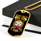 Pet a Dog Yellow Necklace Stainless Steel or 18k Gold Dog Tag 24" Chain-Express Your Love Gifts