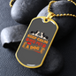Pet a Dogs Necklace Stainless Steel or 18k Gold Dog Tag 24" Chain-Express Your Love Gifts