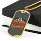 Pet a Dogs Necklace Stainless Steel or 18k Gold Dog Tag 24" Chain-Express Your Love Gifts
