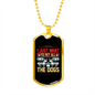 Pet All The Dogs Necklace Stainless Steel or 18k Gold Dog Tag 24" Chain-Express Your Love Gifts