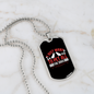 Pet All The Dogs Red Necklace Stainless Steel or 18k Gold Dog Tag 24" Chain-Express Your Love Gifts