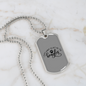 Pet Beagle Necklace Stainless Steel or 18k Gold Dog Tag 24" Chain-Express Your Love Gifts