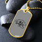 Pet Beagle Necklace Stainless Steel or 18k Gold Dog Tag 24" Chain-Express Your Love Gifts