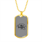 Pet Beagle Necklace Stainless Steel or 18k Gold Dog Tag 24" Chain-Express Your Love Gifts