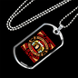 Pet For A Reason Red Necklace Stainless Steel or 18k Gold Dog Tag 24" Chain-Express Your Love Gifts