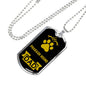 Pharaoh Hound Dad Dog Necklace Stainless Steel or 18k Gold Dog Tag W 24" Dog Owner Lover-Express Your Love Gifts