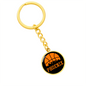 Phoenix Basketball City Circle Keychain Stainless Steel or 18k Gold Pendant-Express Your Love Gifts