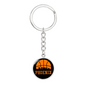 Phoenix Basketball City Circle Keychain Stainless Steel or 18k Gold Pendant-Express Your Love Gifts