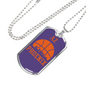 Phoenix Basketball City Dog Tag Stainless Steel or 18k Gold W 24 Chain-Express Your Love Gifts