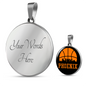 Phoenix Basketball City Necklace Circle Pendant Stainless Steel or 18k Gold 18-22-Express Your Love Gifts