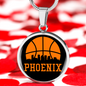 Phoenix Basketball City Necklace Circle Pendant Stainless Steel or 18k Gold 18-22-Express Your Love Gifts