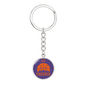 Phoenix Basketball City Purple Circle Keychain Stainless Steel or 18k Gold Pendant-Express Your Love Gifts