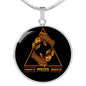 Pisces Astrological Zodiac Sign Necklace Stainless Steel or 18k Gold 18-22"-Express Your Love Gifts