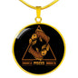 Pisces Astrological Zodiac Sign Necklace Stainless Steel or 18k Gold 18-22"-Express Your Love Gifts