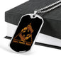 Pisces Dog Tag Astrology Zodiac Sign Stainless Steel or 18k Gold 24" Chain-Express Your Love Gifts