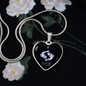 Pisces Horoscope Zodiac Necklace Stainless Steel or 18k Gold Heart 18-22"-Express Your Love Gifts
