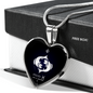 Pisces Horoscope Zodiac Necklace Stainless Steel or 18k Gold Heart 18-22"-Express Your Love Gifts