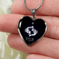 Pisces Horoscope Zodiac Necklace Stainless Steel or 18k Gold Heart 18-22"-Express Your Love Gifts