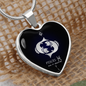 Pisces Horoscope Zodiac Necklace Stainless Steel or 18k Gold Heart 18-22"-Express Your Love Gifts