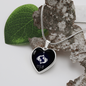 Pisces Horoscope Zodiac Necklace Stainless Steel or 18k Gold Heart 18-22"-Express Your Love Gifts