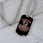 Pisces Swim Without Water Zodiac Necklace Stainless Steel or 18k Gold Dog Tag 24" Chain-Express Your Love Gifts